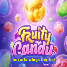 terraria wings tier list